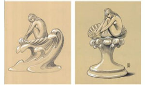 Brigitte Bardot - Milo Manara, statua celebrativa, bozzetti