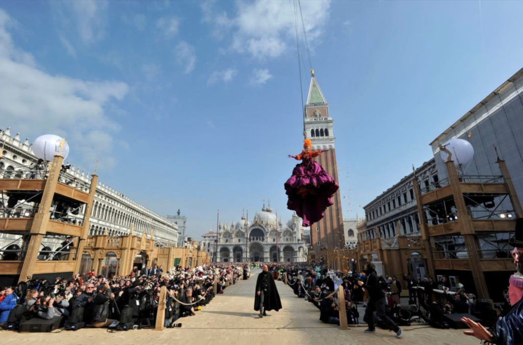 Carnevale di Venezia, Volo dell'Angelo