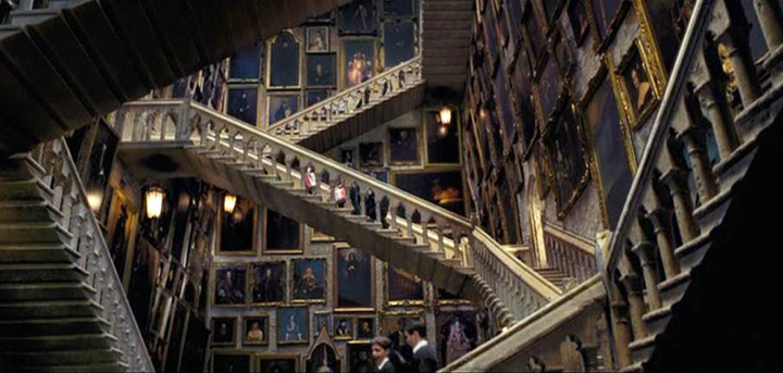 Harry Potter, labirinto di scale di Hogwarts