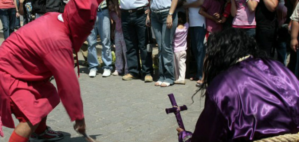 EL SALVADOR - processioni della settimana santa di Pasqua