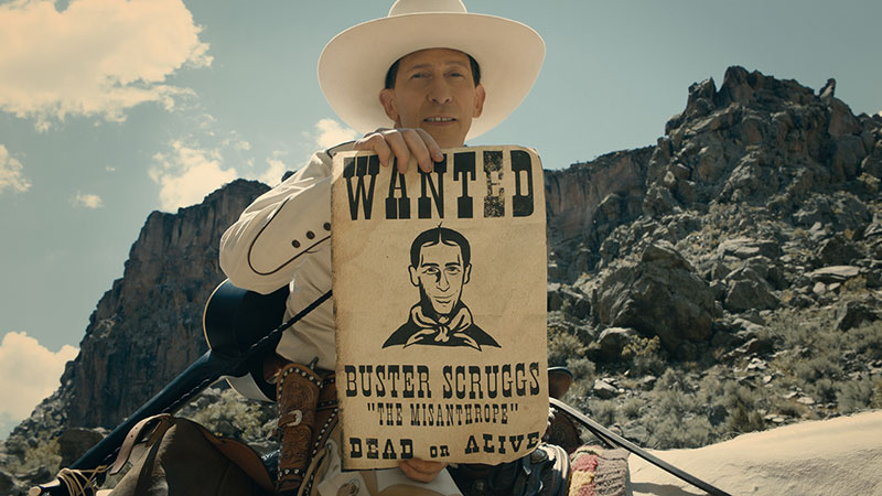 The Ballad of Buster Scruggs, di Ethan e Joel Cohen, NETFLIX