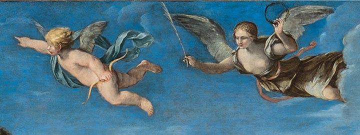 LE SINGOLARI VICENDE DI BACCO E ARIANNA, Guido Reni, Pinacoteca Comunale di Bologna (dettaglio)