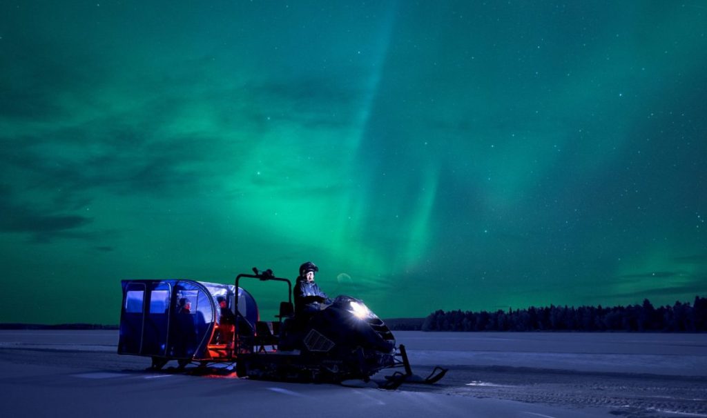 Rovaniemi. capitale delle Lapponia - Finlandia (aurora boreale)