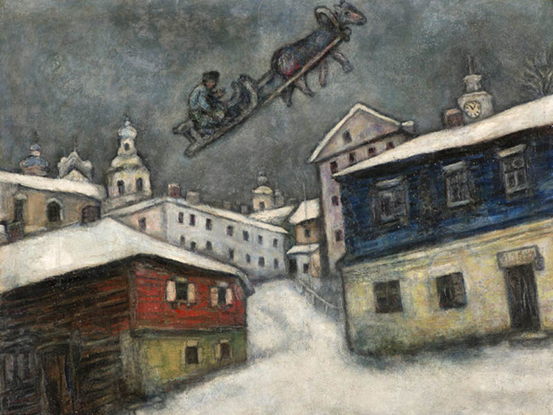 Chagall, Villaggio Russo