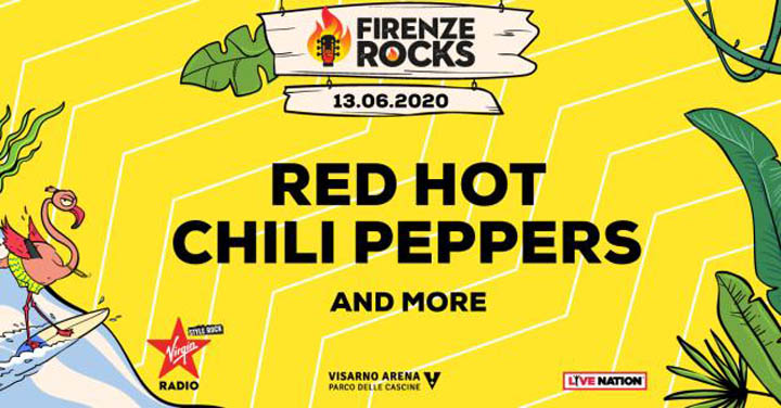 Red Hot Chili Peppers, The Gateway Tour a FIRENZE ROCKS, 13 giugno Red Hot Chili Peppers, The Gateway Tour 2020