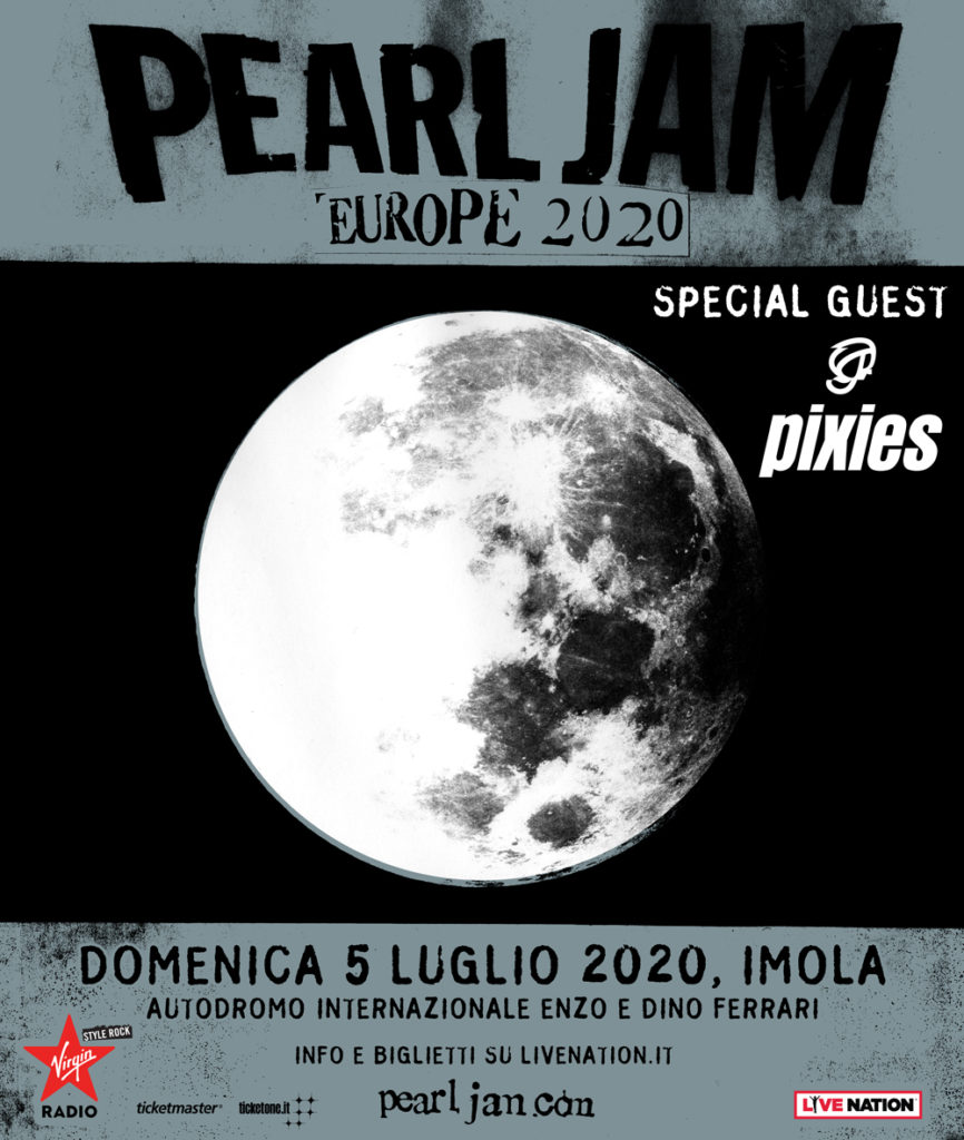 Pearl Jam Europe 2020 Tour - info e biglietti (LOCANDINA)