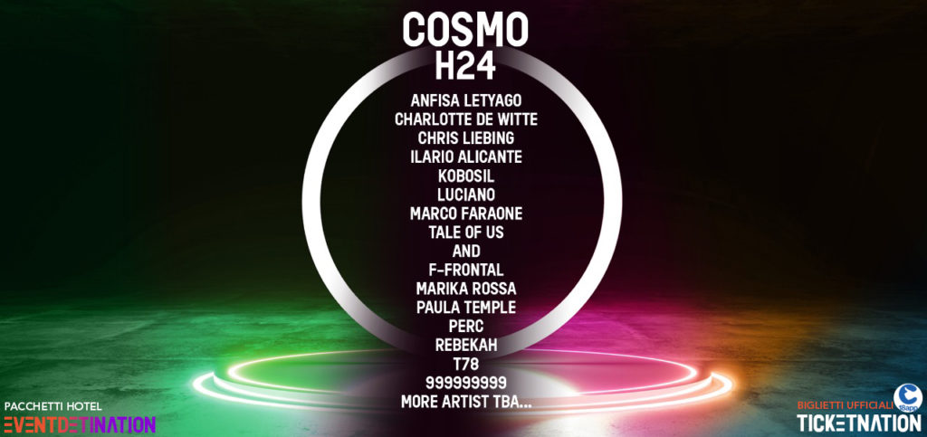 Cosmo NYE ROME 2020- Festival di musica elettronica