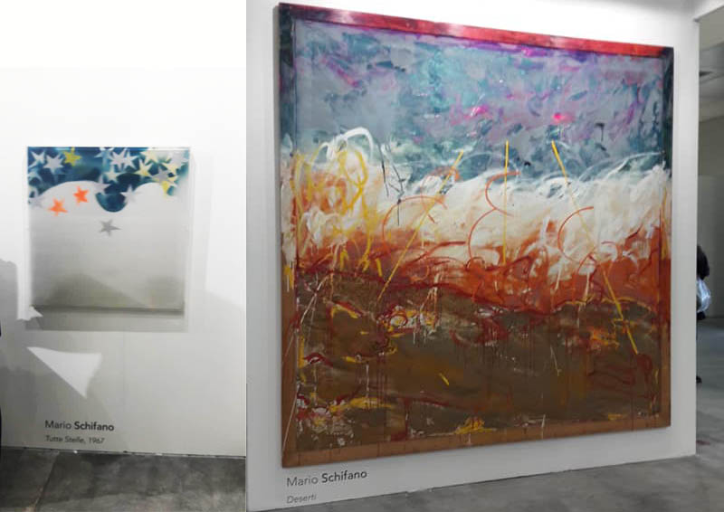 Arte Fiera 2020 - Schifano: "Attraverso il deserto, untitled 2" e "Tutte Stelle"