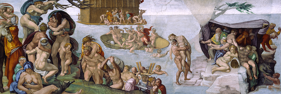 Michelangelo, Diluvio Universale (Cappella Sistina, ROMA)