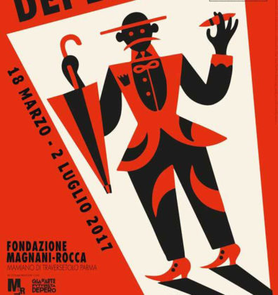 Depero il Mago, mostra magnani Rocca, PARMA 2017, locandina