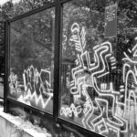 11-Keith Haring Deleted – Roma, Ponte della Metro A, stazioni Flaminio-Lepanto, 1984-86, foto di Stefano Fontebasso De Martino – coll.privata