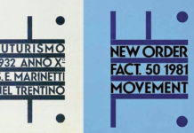 NewOrder, Movement (cover, Peter Saville Artwork) vs Futurismo (manifesto by Fortunato Depero)