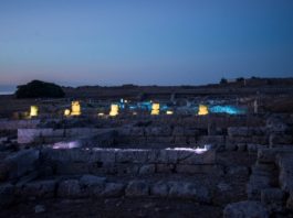 Drawing Egnazia, Lo spettacolo dell'archeologia, rovine notturne