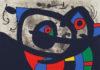 Miró, le lezard aux plumes d'or (La lucertola dalle piume d'oro) - litografia