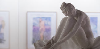 MIlo Manara, Statua di BB, (Bologna, MOstra antologica Palazzo Pallavicini 2017)