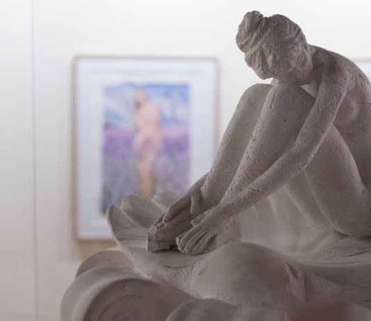 MIlo Manara, Statua di BB, (Bologna, MOstra antologica Palazzo Pallavicini 2017)