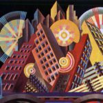 Fortunato Depero, Skyscrapers and Tunnels, 1930 - Dettaglio