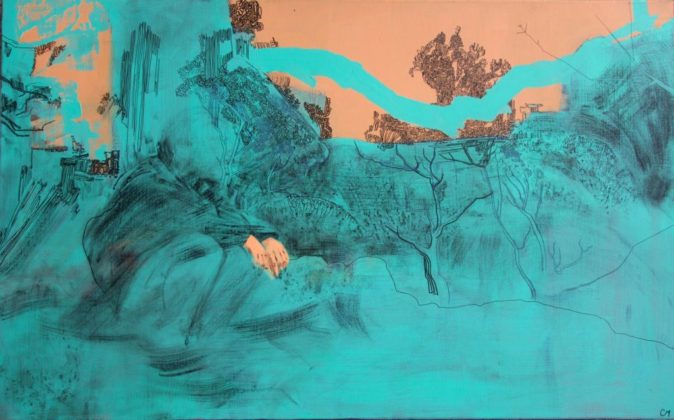 Art Rooms ROMA 2018, opere: GARRIGUE 2015, ACRYLIC