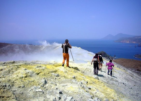 Vulcano, isole Eolie - salita al cratere