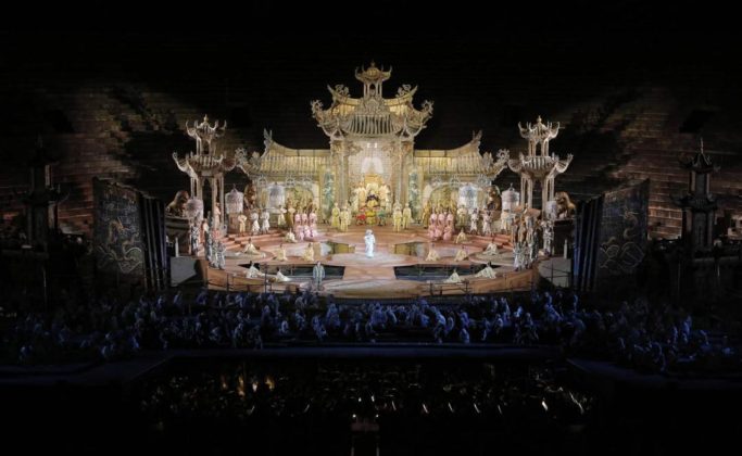 Puccini: la Turandot, Arena di Verona, 96 opera festival 2018 (allestimento di Franco Zeffirelli)