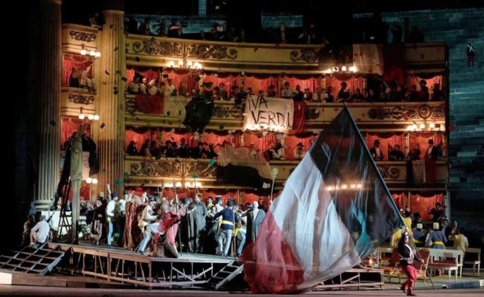 Nabucco, Arena di Verona, 2018 (Allestimento di Arnaud Bernard) - Foto Copyright: EnneVi