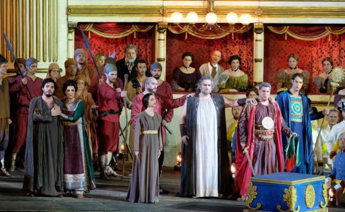 Nabucco, Arena di Verona, 2018 (Allestimento di Arnaud Bernard) - Foto Copyright: EnneVi