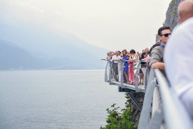 LImone sul Garda - Nuova pista ciclo-pedonale a sbalzo sul lago (inaugurazione)