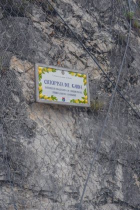 LImone sul Garda - Nuova pista ciclo-pedonale a sbalzo sul lago