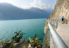 LImone sul Garda - Nuova pista ciclo-pedonale a sbalzo sul lago