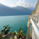 LImone sul Garda - Nuova pista ciclo-pedonale a sbalzo sul lago