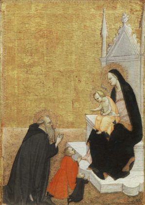 Tabula Picta. Dipinti tra Tardogotico e Rinascimento, Palazzo Cicogna - MILANO (Ventura di Moro, Madonna con bambino, Sant'Antonio e due donatori)