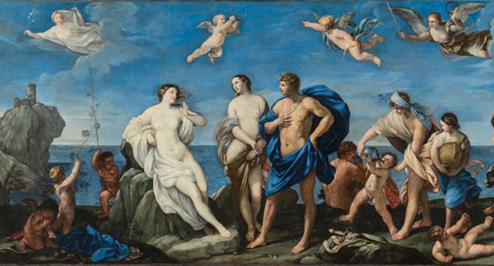 LE SINGOLARI VICENDE DI BACCO E ARIANNA, Guido Reni, Pinacoteca Comunale di Bologna (dettaglio)