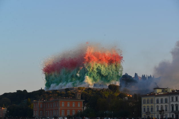 Cai Guo-Qiang, Flora Comedia - Uffizi, FIRENZE