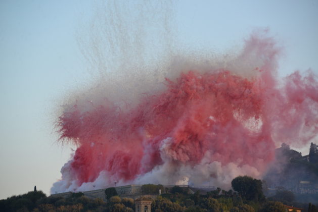 Cai Guo-Qiang, Flora Comedia - Uffizi, FIRENZE