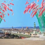 fuochi d’artificio diurni realizzati dall’artista CAI GUO-QIANG