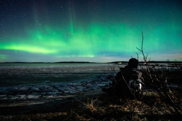 Rovaniemi. capitale delle Lapponia - Finlandia (aurora boreale)