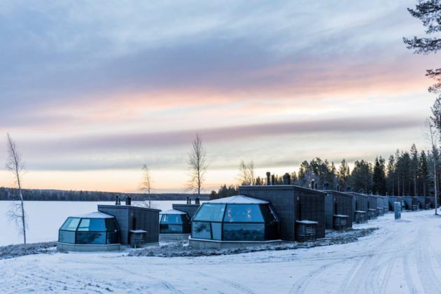 Rovaniemi. capitale delle Lapponia - Finlandia (igloo di vetro)