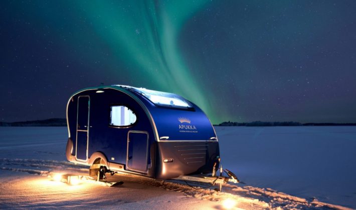 Rovaniemi. capitale delle Lapponia - Finlandia (aurora boreale)