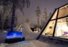 Rovaniemi. capitale delle Lapponia - Finlandia (resort, igloo di vetro)