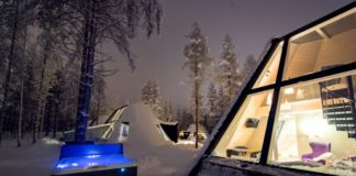 Rovaniemi. capitale delle Lapponia - Finlandia (resort, igloo di vetro)