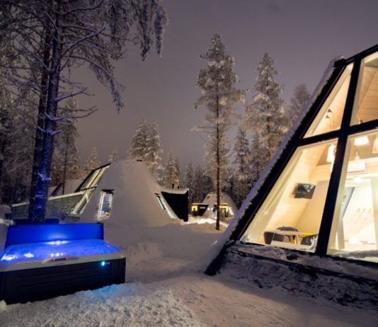 Rovaniemi. capitale delle Lapponia - Finlandia (resort, igloo di vetro)