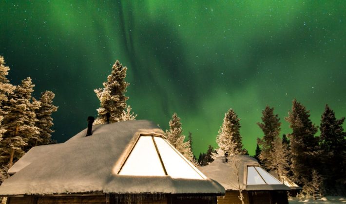 Rovaniemi. capitale delle Lapponia - Finlandia (resort, igloo di vetro)