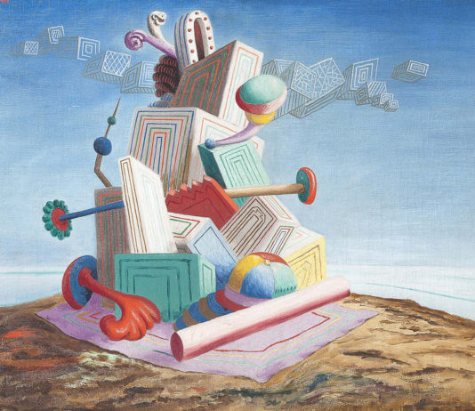 Alberto Savinio, Tombeau d’un roi maure, 1929, olio su tela