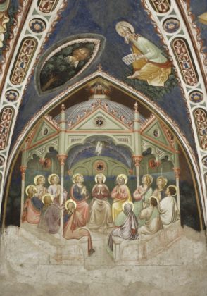 Rocca di Vignola, affreschi tardo gotici