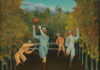 Henry Rosseau, I giocatori di football, 1908 Olio su tela