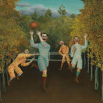 Henry Rosseau, I giocatori di football, 1908 Olio su tela