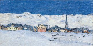 Divisionismo, la rivoluzione della luce - Castello Visconteo NOVARA (locandina: G. Segantini, SAvagnino sotto la neve, 1890)