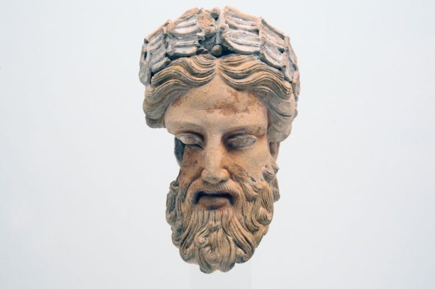 Etruschi. VIaggio nelle terre dei Rasna (Museo Civico Archeologico di Bologna) - Divinità maschile, terracotta