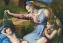 Raffaello, Madonna del Diadema Blu