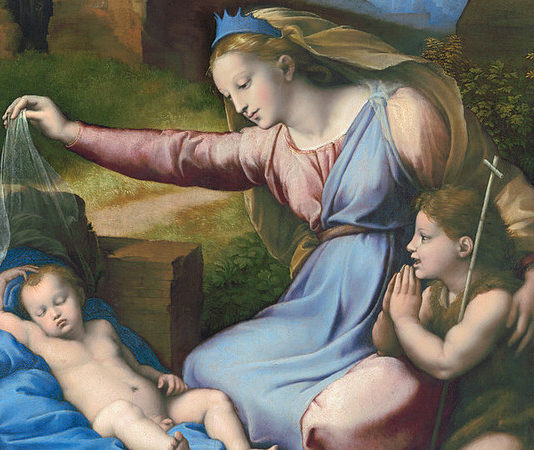 Raffaello, Madonna del Diadema Blu
